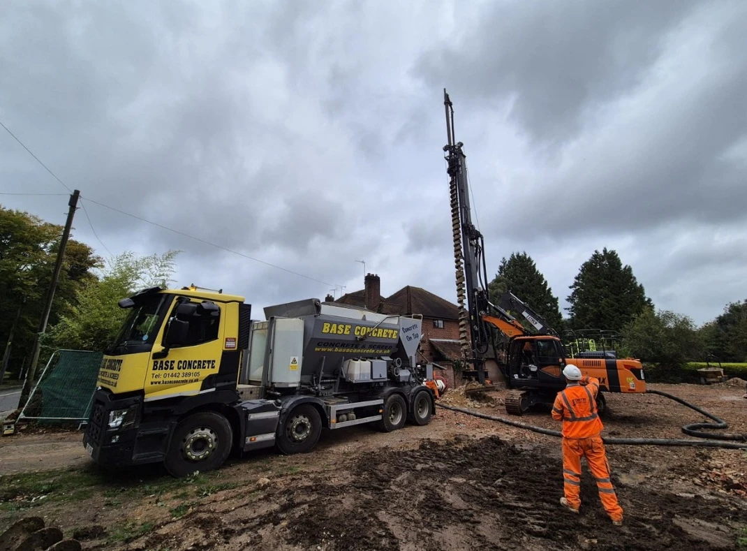 Basement slab excavation and groundworks at Grove Road Tring by Fortis Foundations
