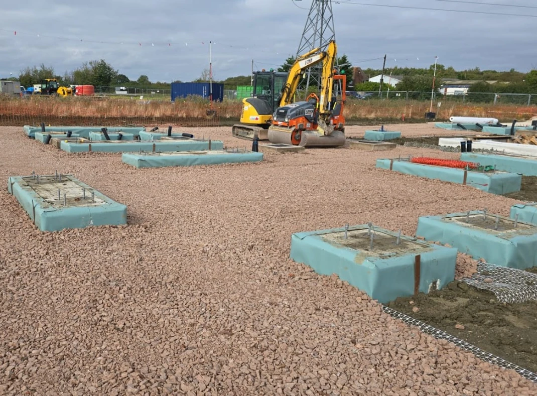 Littleton Substation RC structures by Fortis Foundations